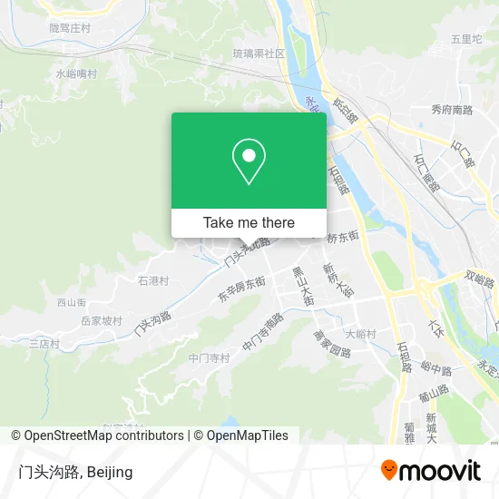 门头沟路 map