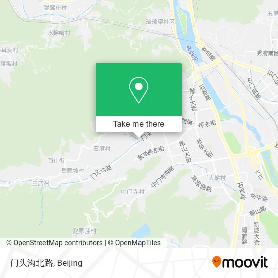 门头沟北路 map