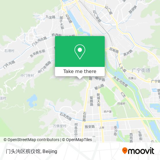 门头沟区殡仪馆 map