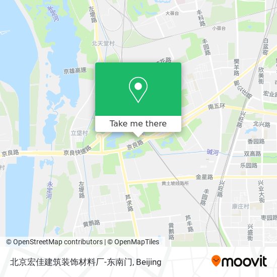 北京宏佳建筑装饰材料厂-东南门 map