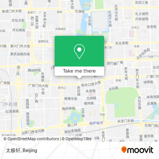太极轩 map