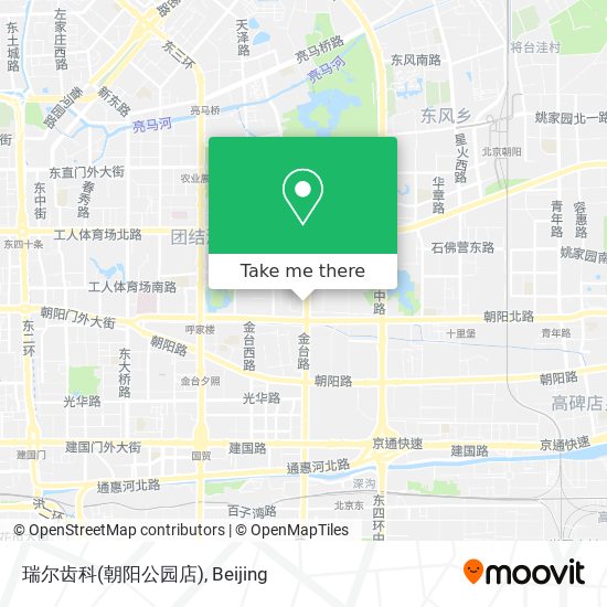 瑞尔齿科(朝阳公园店) map