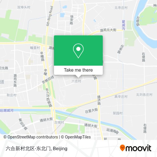 六合新村北区-东北门 map