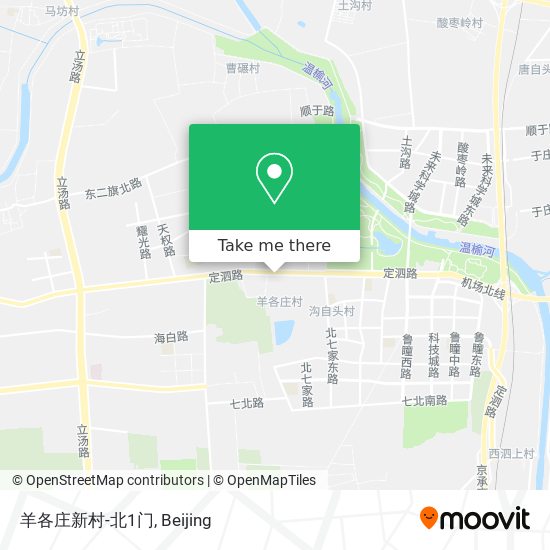 羊各庄新村-北1门 map