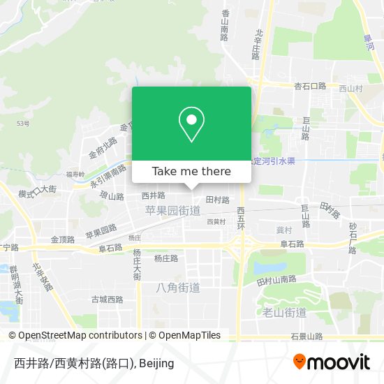 西井路/西黄村路(路口) map