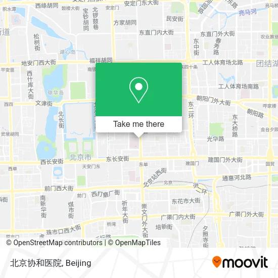北京协和医院 map