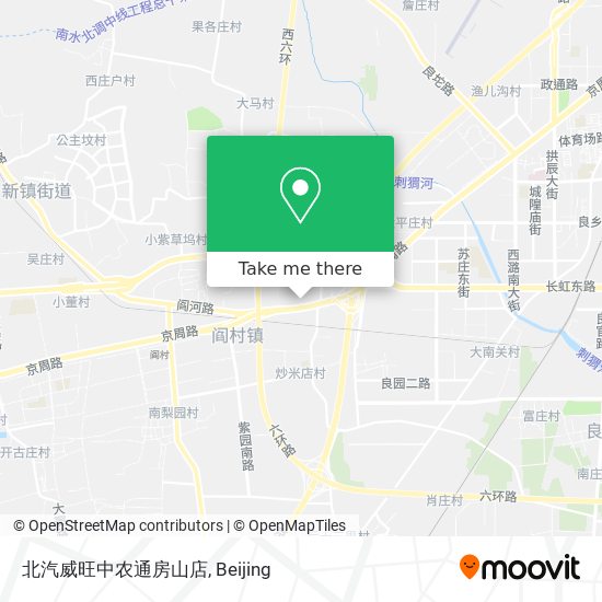 北汽威旺中农通房山店 map