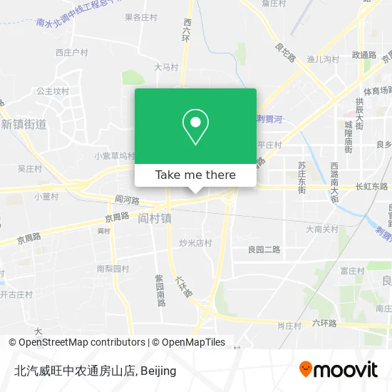 北汽威旺中农通房山店 map