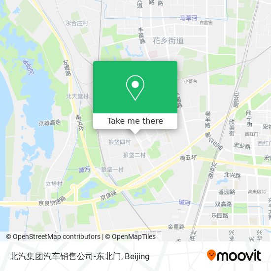 北汽集团汽车销售公司-东北门 map