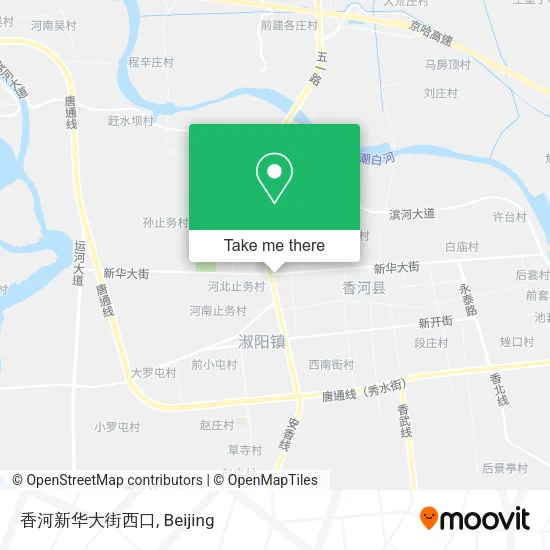 香河新华大街西口 map