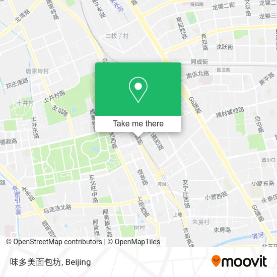 味多美面包坊 map