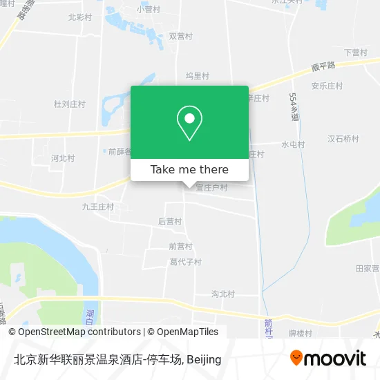 北京新华联丽景温泉酒店-停车场 map