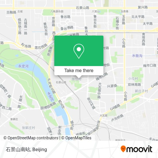石景山南站 map