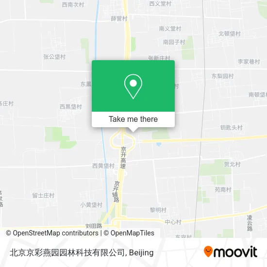 北京京彩燕园园林科技有限公司 map