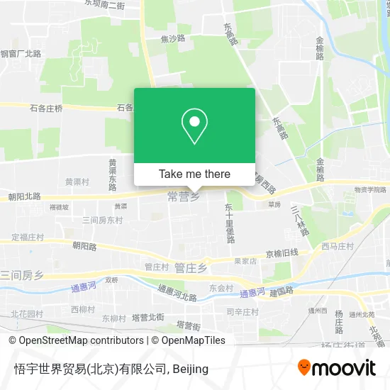 悟宇世界贸易(北京)有限公司 map