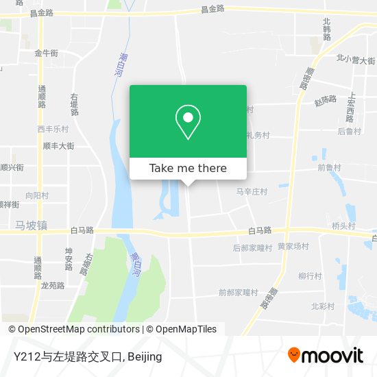 Y212与左堤路交叉口 map