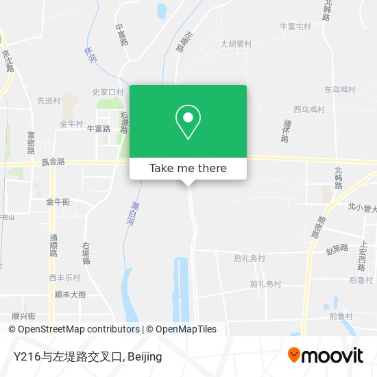 Y216与左堤路交叉口 map
