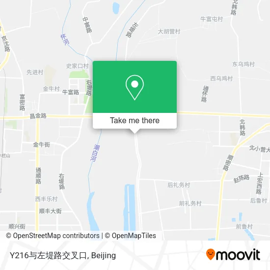 Y216与左堤路交叉口 map