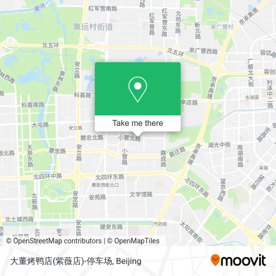 大董烤鸭店(紫薇店)-停车场 map