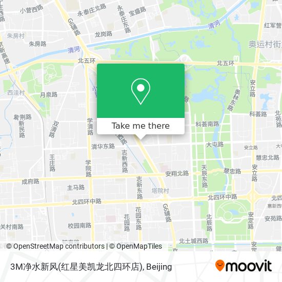 3M净水新风(红星美凯龙北四环店) map