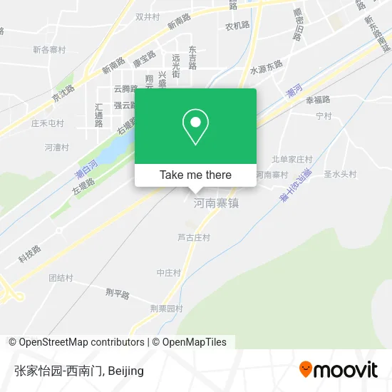 张家怡园-西南门 map
