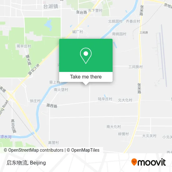 启东物流 map