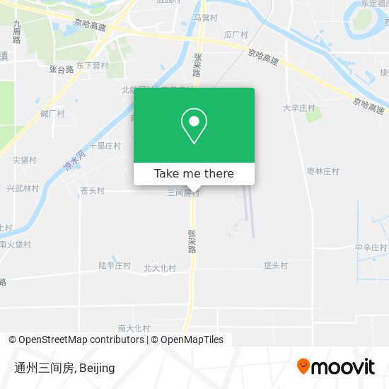 通州三间房 map