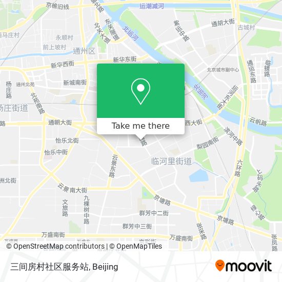 三间房村社区服务站 map