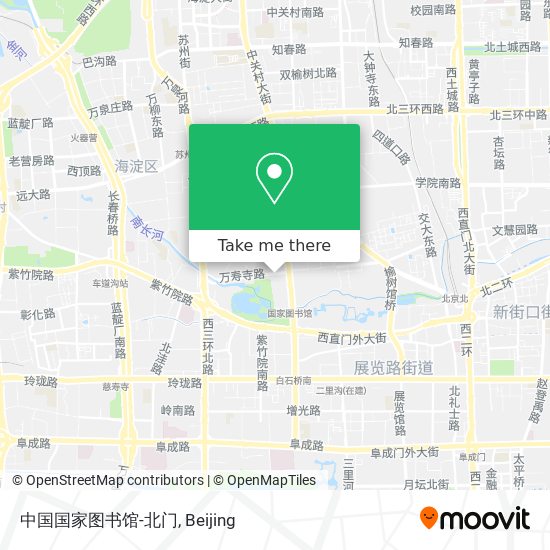 中国国家图书馆-北门 map