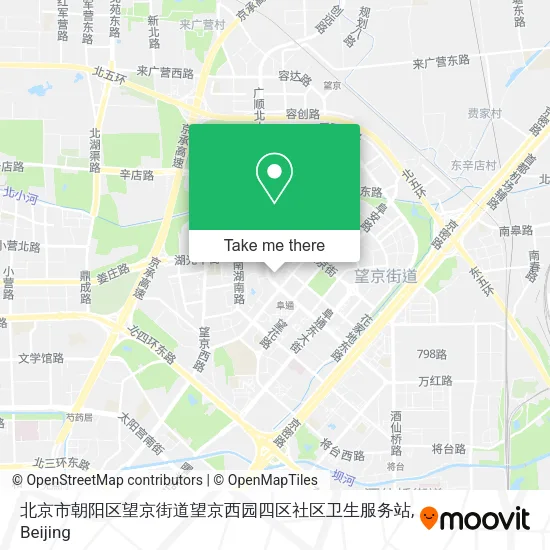 北京市朝阳区望京街道望京西园四区社区卫生服务站 map