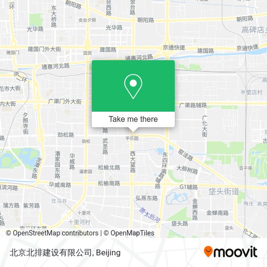 北京北排建设有限公司 map