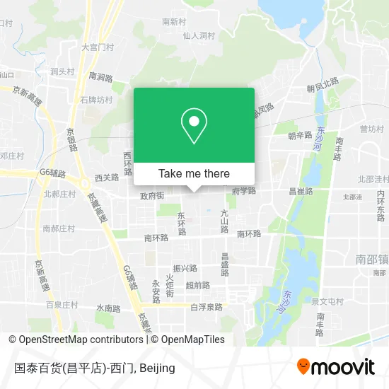 国泰百货(昌平店)-西门 map