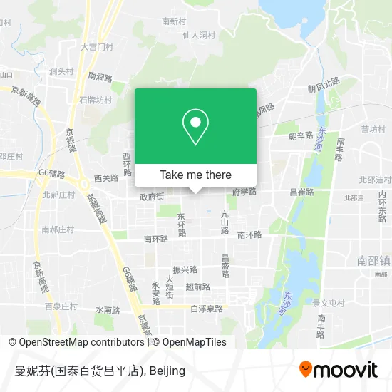 曼妮芬(国泰百货昌平店) map