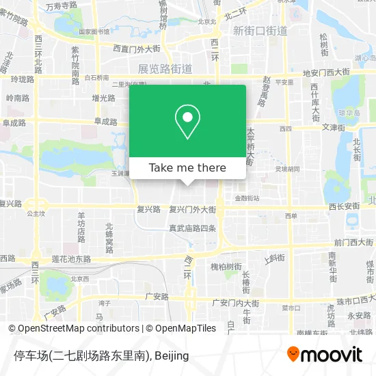 停车场(二七剧场路东里南) map