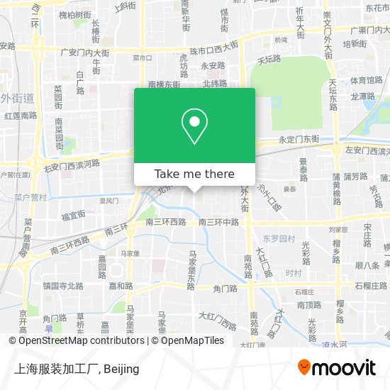 上海服装加工厂 map