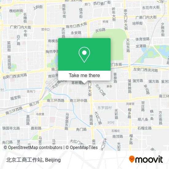 北京工商工作站 map
