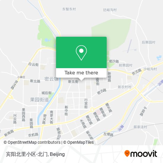 宾阳北里小区-北门 map