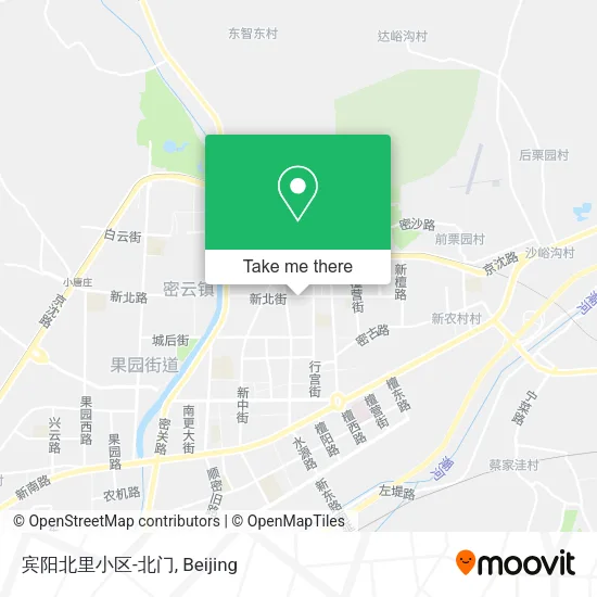 宾阳北里小区-北门 map