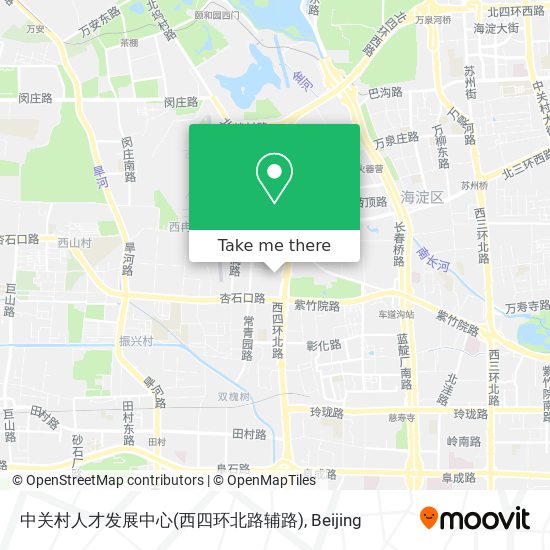 中关村人才发展中心(西四环北路辅路) map