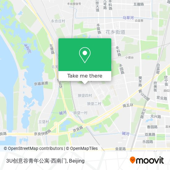 3U创意谷青年公寓-西南门 map