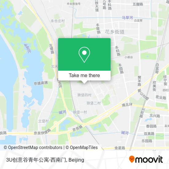 3U创意谷青年公寓-西南门 map