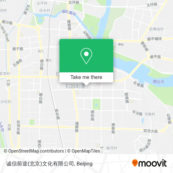 诚信前途(北京)文化有限公司 map