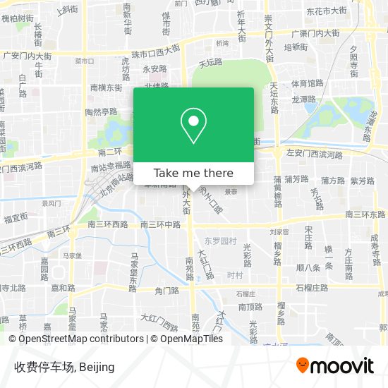 收费停车场 map