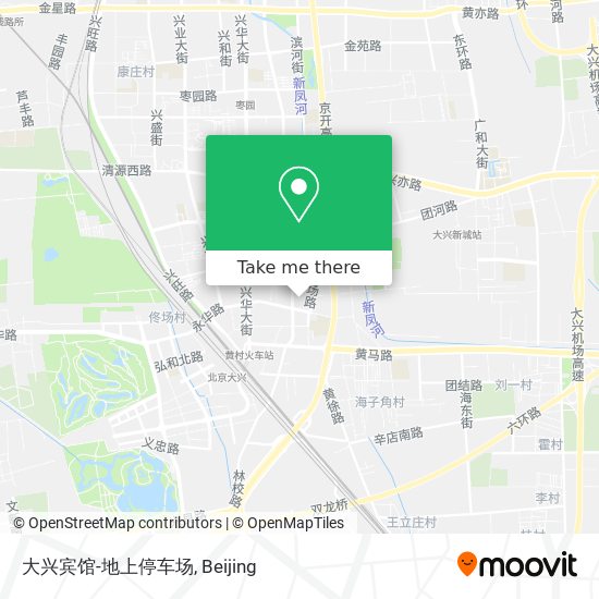大兴宾馆-地上停车场 map