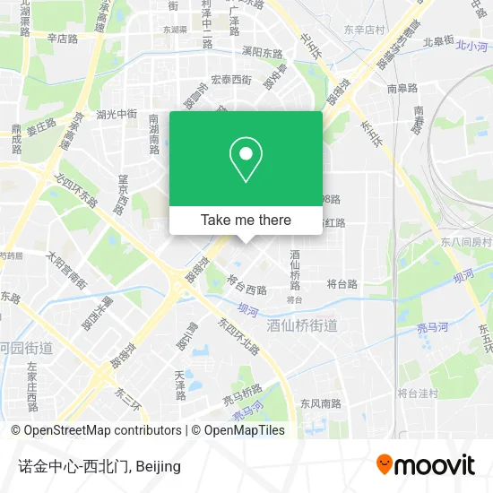 诺金中心-西北门 map