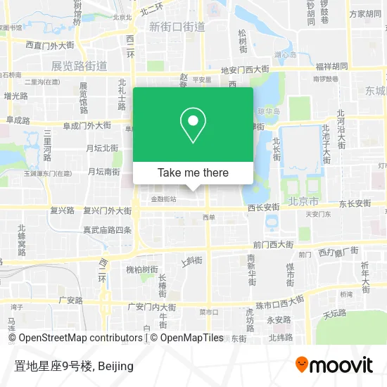 置地星座9号楼 map