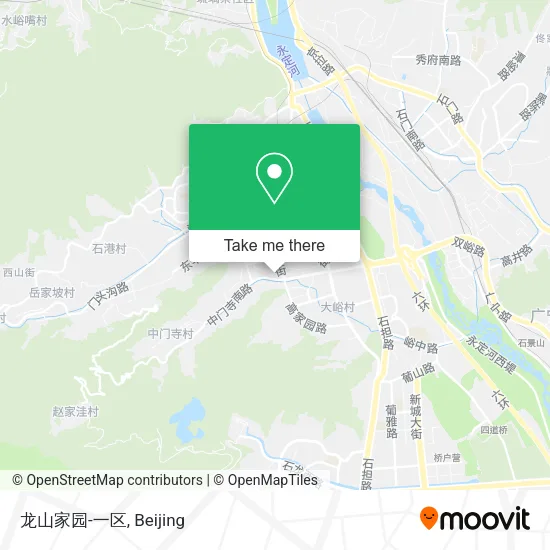 龙山家园-一区 map