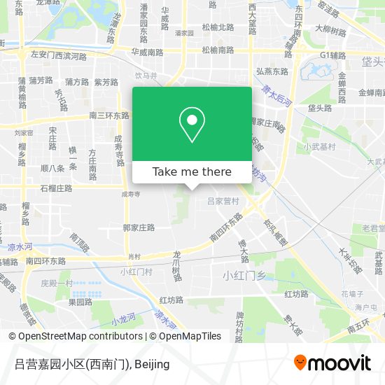 吕营嘉园小区(西南门) map