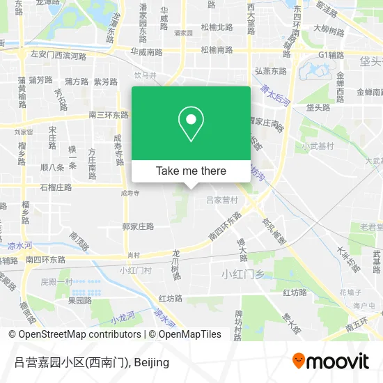 吕营嘉园小区(西南门) map