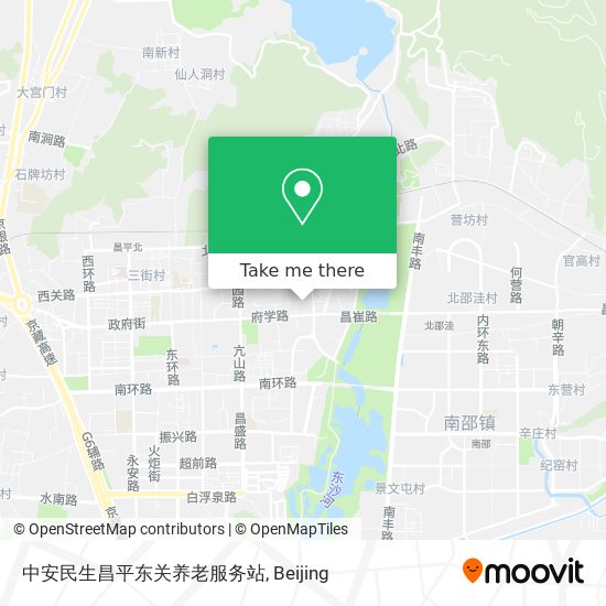 中安民生昌平东关养老服务站 map